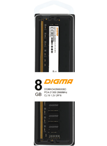 Память оперативная DDR4 8Gb Digma 2666MHz (DGMAD42666008D) фото