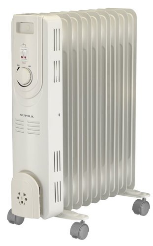 Радиатор масляный Supra ORS-09-S2 2000Вт белый фото