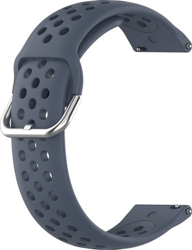 Силиконовый ремешок Bakeey для часов Haylou Solar / Huawei Watch GT / Xiaomi Watch 22 мм, серый фото