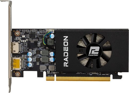 Видеокарта PowerColor AMD Radeon RX 6400 Low Profile 4Gb (AXRX 6400 LP 4GBD6-DH) фото