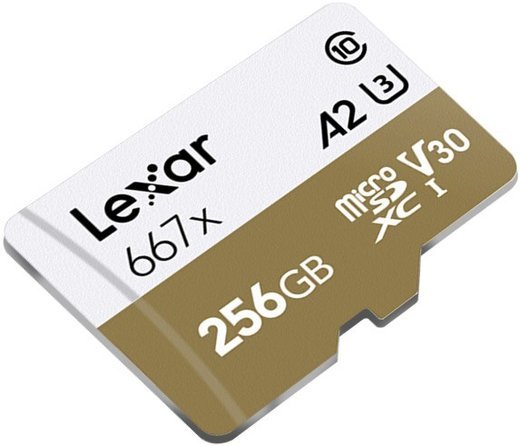 Карта памяти Lexar microSDXC Professional 667x Class 10 UHS-I U3 (100/90MB/s) 256GB + ADP фото