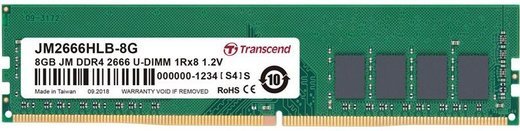 Память оперативная DDR4 8Gb Transcend 2666Mhz CL19 (JM2666HLB-8G) фото