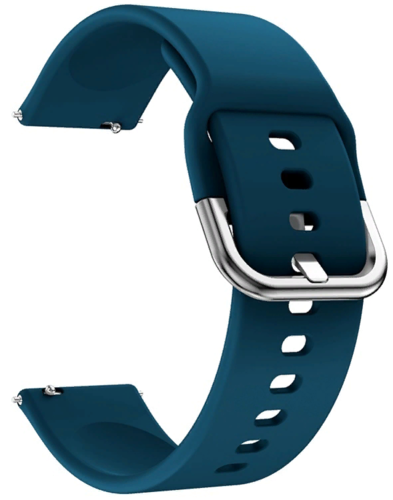 Силиконовый ремешок для часов Bakeey для Xaiomi, темно-синий 22 мм фото