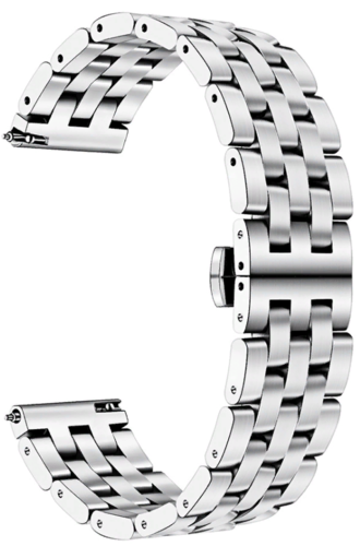 Ремешок Bakeey для часов Amazfit GTR 42mm/47mm, нержавеющая сталь, серебро, 22 мм фото