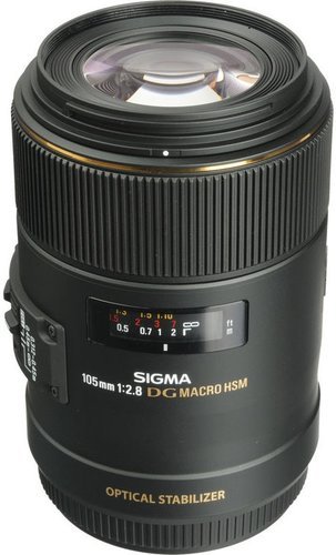 Объектив Sigma AF 105mm f/2.8 EX DG OS HSM Macro Canon EF фото