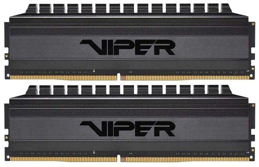 Память оперативная DDR4 16Gb (2x8Gb) Patriot Viper 4 Blackout 4400MHz CL18 (PVB416G440C8K) фото
