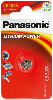 Батарейки Panasonic CR-1025EL/1B дисковые литиевые Lithium Power в блистере 1шт фото