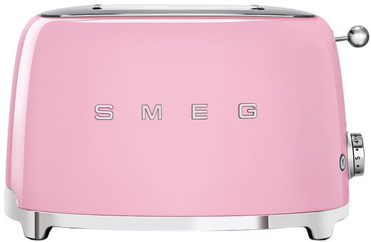 Тостер SMEG TSF01PKEU, розовый фото