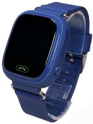 Детские умные часы Smart Baby Watch Q80, синие фото