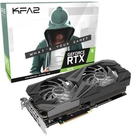 Видеокарта KFA2 GeForce RTX 3070 X Black 8GB (37NSL6MD2VXK) фото