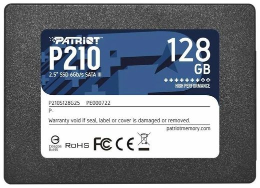 Жесткий диск SSD 2.5" Patriot P210 128Gb (P210S128G25) фото