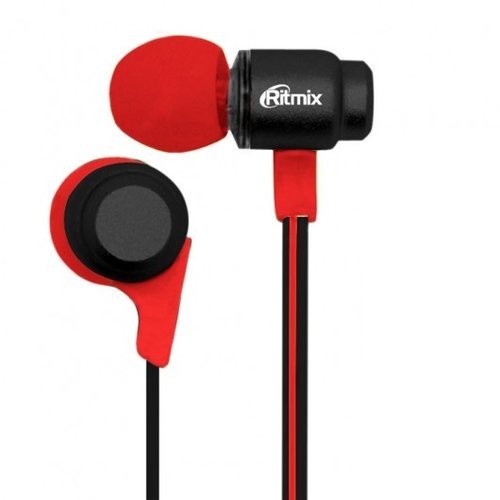 Наушники Ritmix RH-185 Black+Red фото