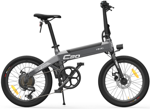 Электровелосипед HIMO C20 Electric Power Bicycle, серый фото