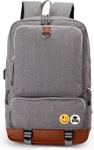 Рюкзак с USB зарядкой для ноутбука 15“, серый фото