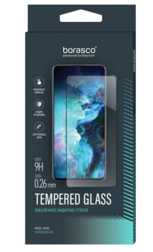 Защитное стекло для Xiaomi Redmi 12 Full Glue черный, BoraSCO фото