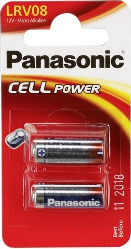 Батарейки Panasonic LRV08L/2BE цилиндрические щелочные Micro Alkaline в блистере 2шт фото