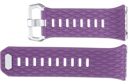 Силиконовый ремешок для фитнес-браслета Fitbit Ionic, размер L, фиолетовый фото