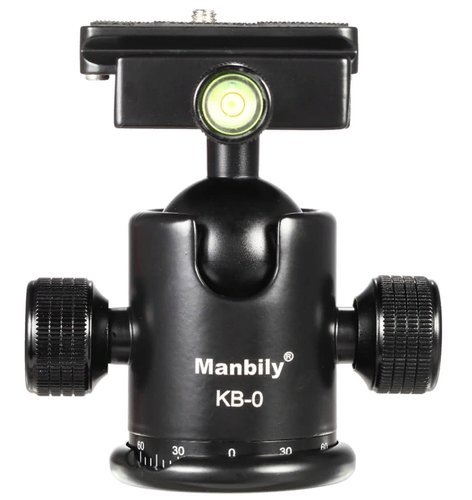 Штативная голова Manbily KB-0 до 15 кг с уровнем фото