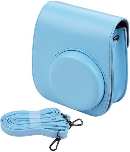 Портативный чехол для камеры Fujifilm Fuji Instax Mini 11, голубой фото