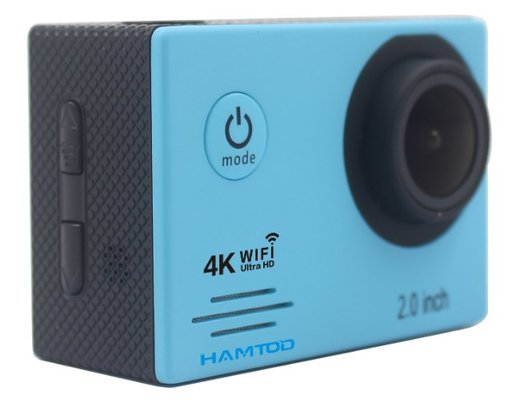 Экшн-камера HAMTOD HF60 4K WIFI, синий фото
