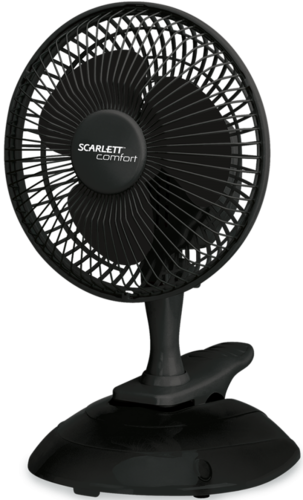 Вентилятор настольный Scarlett SC-DF111S09 25Вт скорост.:2 черный фото