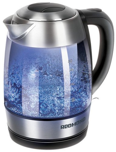 Чайник электрический Redmond RK-G168-E 1.7л. 2200Вт серебристый фото