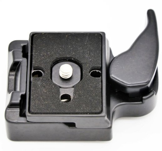 Быстроразъемный адаптер для камеры 323 + быстросъемная пластина, совместимая с пластиной Manfrotto 200PL-14, черный фото