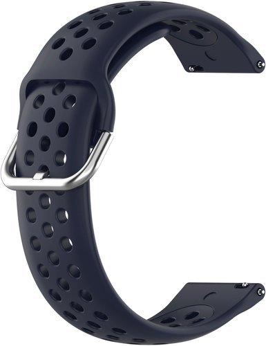 Спортивный силиконовый ремешок Bakeey 22 мм для часов Samsung Galaxy Watch 3 (41 и 45 мм), Amazfit GTS, синий фото
